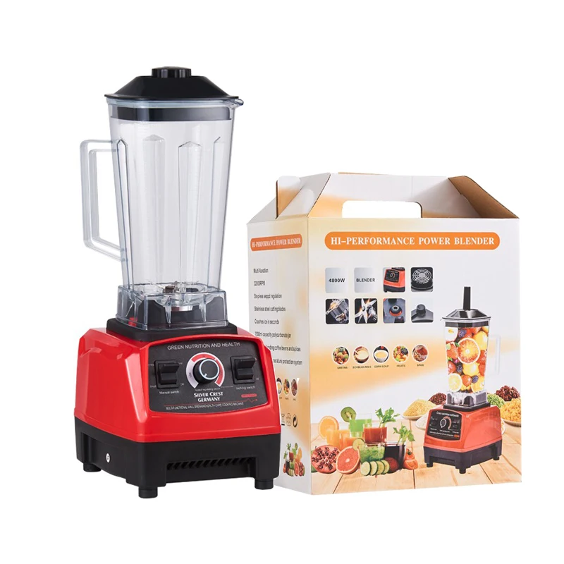 2022 hot sell 2 in 1 heavy duty Commercial kitchen household fresh fruit juicer electrical silver crest smoothie mixer blender