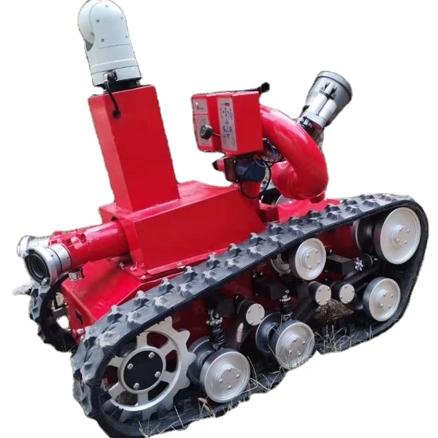 Fire Fighting Robot Chassis Lawn Mower Machinery with Rubber Track Chassis Rubber Track Undercarriage