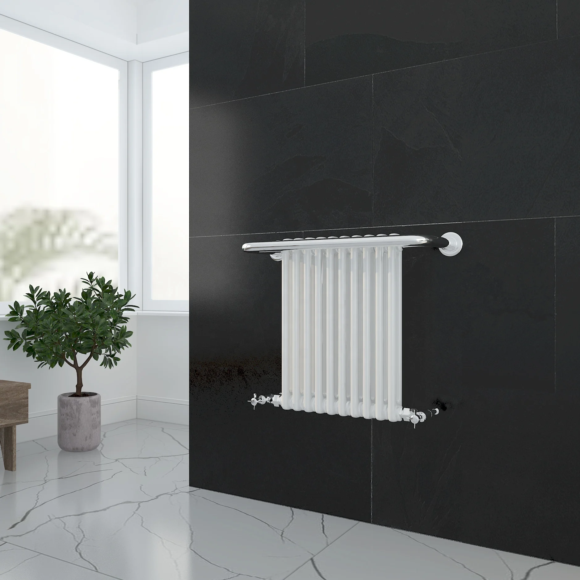 High quality OEM service SUN-TR17 verwarming radiator bathroom hot water radiator towel rail carbon