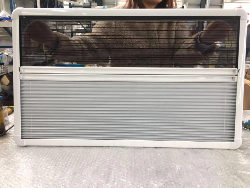 RV round corner curved window with Emark certification