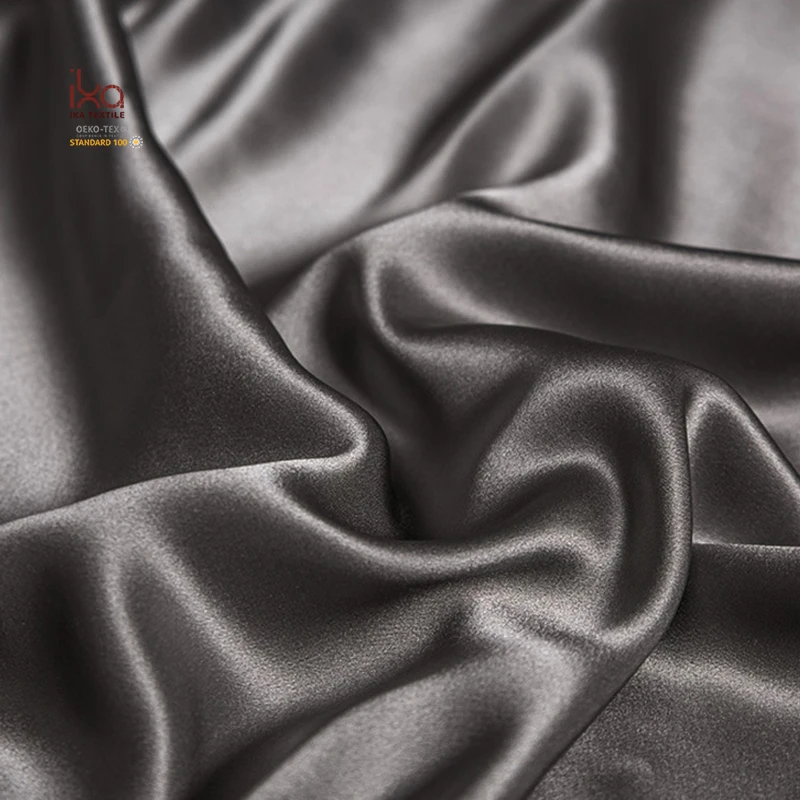 16mm Mulberry Soft Nontoxic Wall Covering Satin Sleepwear Silk Fabric for Pillowcase