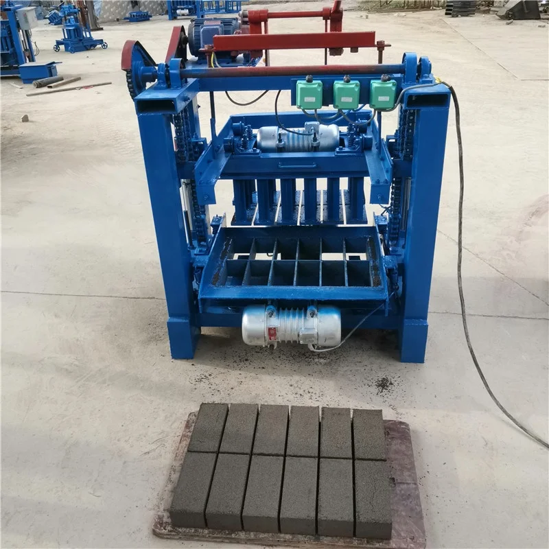 Brick production line paver ethiopia aac fly ash lowest price hollow cement concrete block brick making machinery