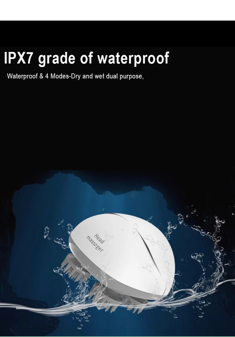 Wholesale price mini shower head massager relaxes the head and promotes blood circulation