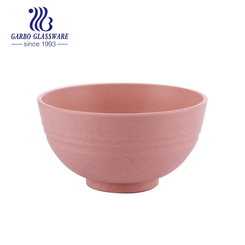 4.5inch Eco-friendly Microwave Fiber Bowl Cereal Pasta Rice Soup Wheat Straw Bowls with Dishwasher