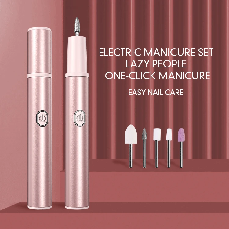 Portable Baby Manicure set Electric 2 in 1 USB Rechargeable Nail Trimmer Polisher Automatic Electric Nail File Cutter Clipper