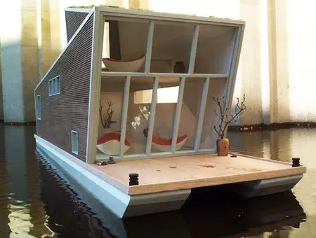 Modular Prefab Floating Cottage Floating Cottage Stable Boat Houses