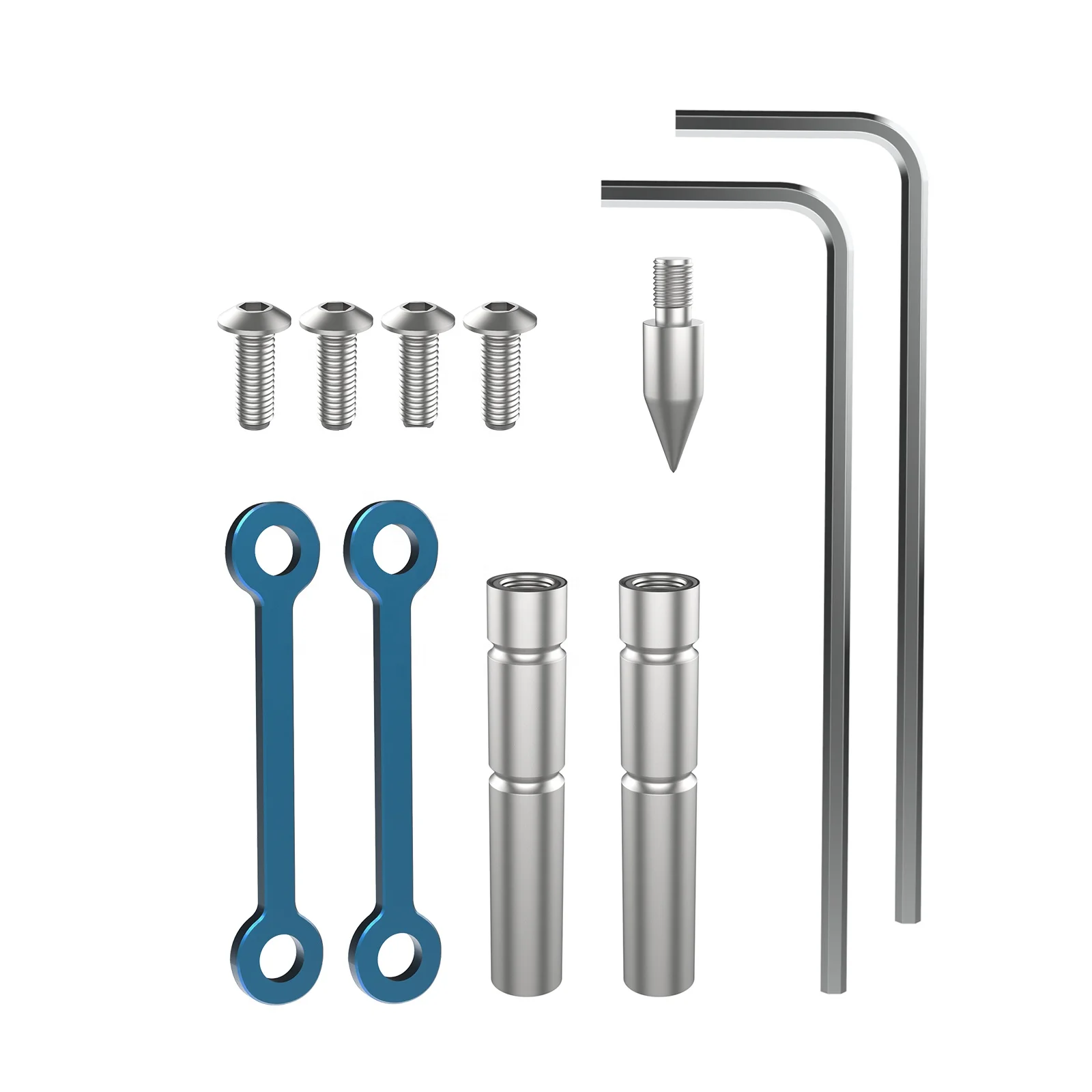 
High Precision Blue Anti Walk Pins AR Kit .154 Non-Rotating Screws Steel Side Plates Non-Slip Fixed Column Rotation Pins 