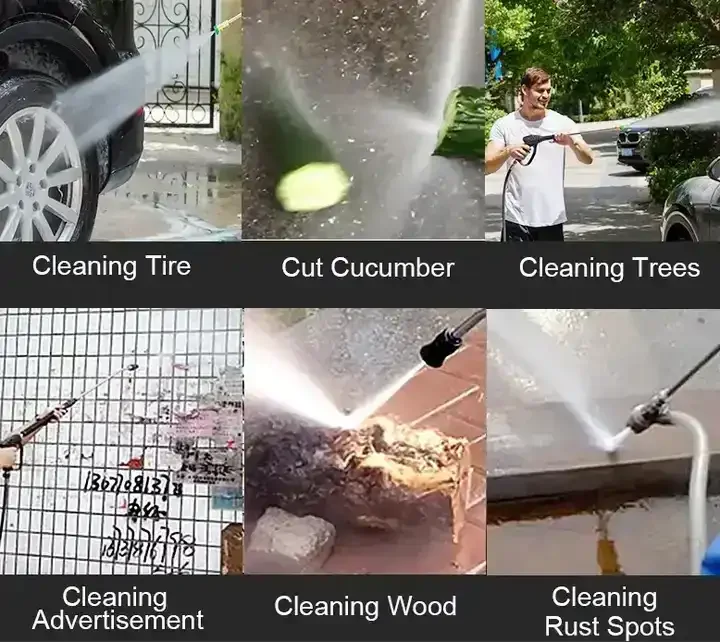 220V 14Mpa Small Electric Car Wash Machine High Pressure Cleaner 6L/Min Cold Water Portable Automatic Washer For Car Cleaning