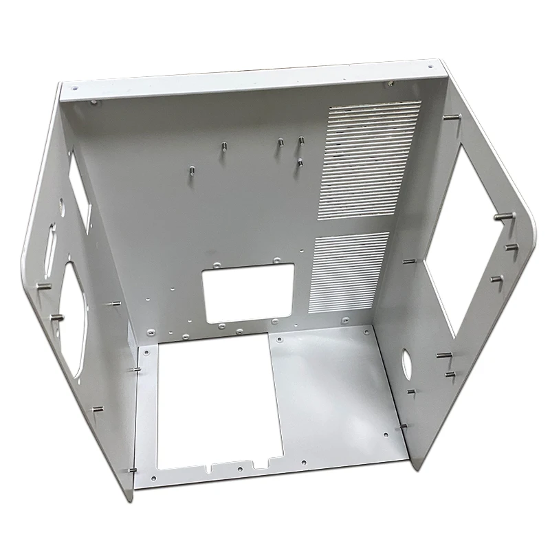 OEM Sheet Metal Enclosure Chassis Case Fabrication Equipment Bending Stamping Aluminum Parts Welding Assembly Services