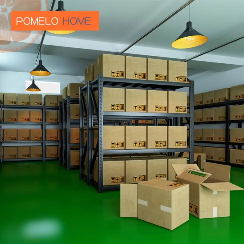 Pomelohome Wholesale Easy To Assemble 5Layers Boltless Racking Shelves Galvanized Steel Stacking Storage Shelf Racks For Garage