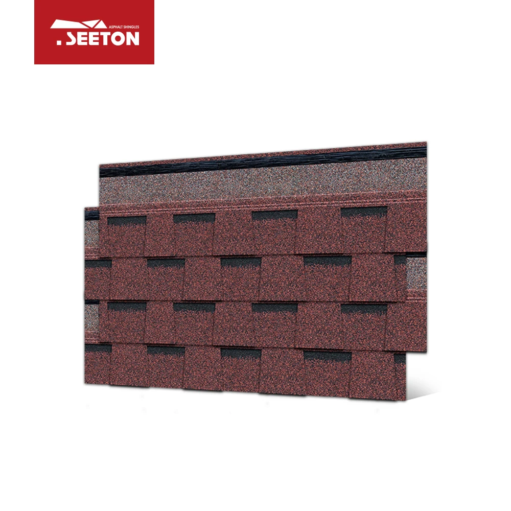 Lightweight Red aspahlt shingle can supply free sample