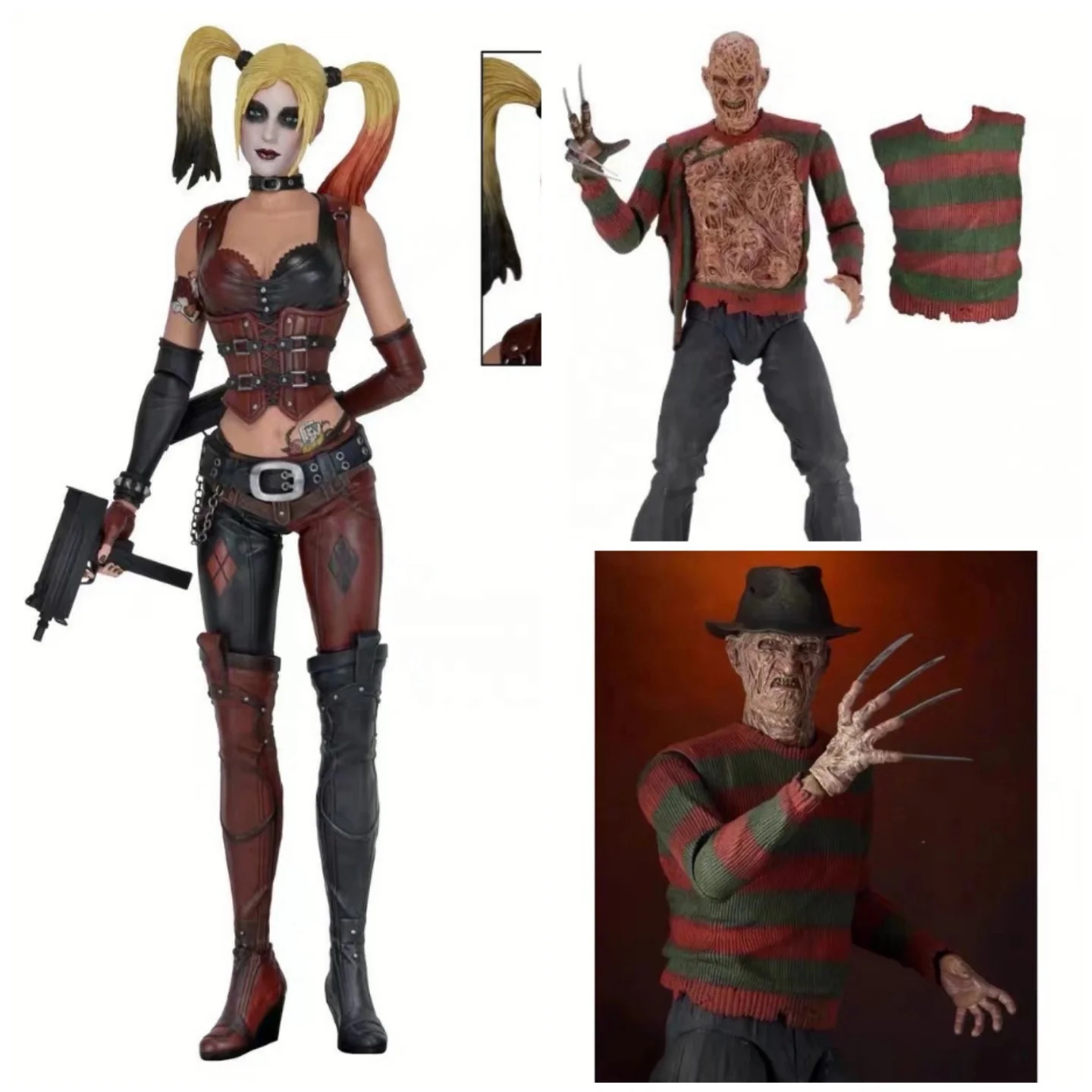 NECA 18-inch Ghost Street Movie Murderer  Jason Harley Quinn Action Figure Toys