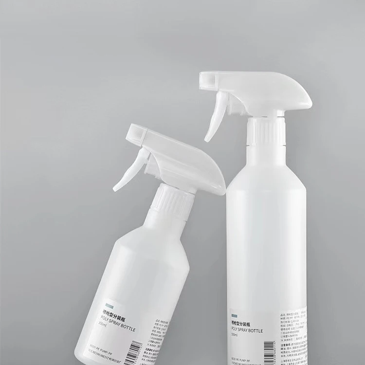 180ml 350ml 500ml Plastic Hdpe Empty Fine Mist Spray Bottles with Spray Trigger