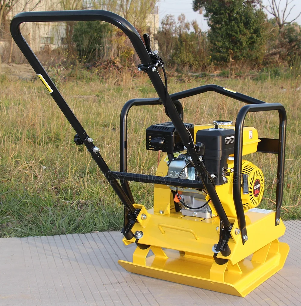 Poland Hot Sell Gasoline Gx160 Gx200 5.5HP 6.5HP 13kn 15kn 20kn Easy Use Vibrating Plate Compactor C80 C90 C100 80kg 90kg 100kg