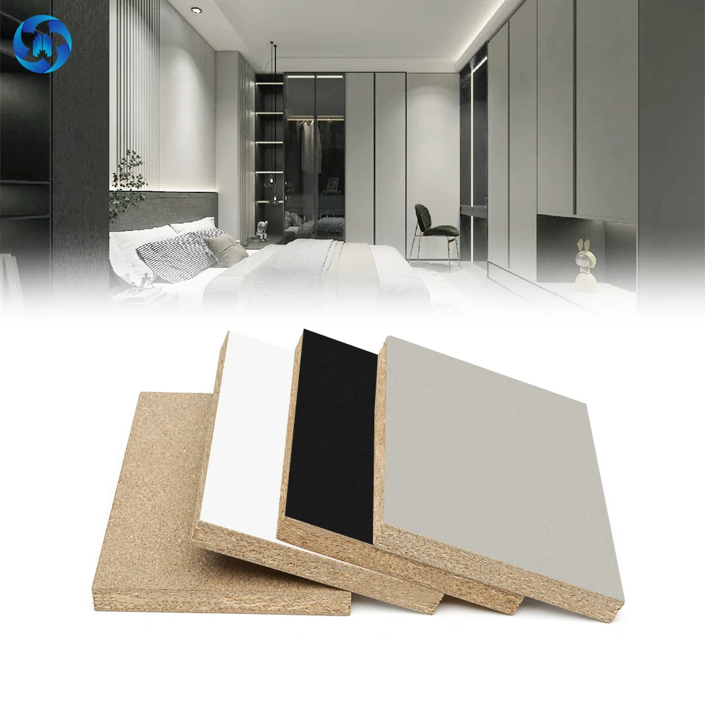 TOPOCEAN Melamine Chipboard/Particle Board/Flakeboard/E0 E1 Carb P2 12mm 15 mm 18mm 4x8ft