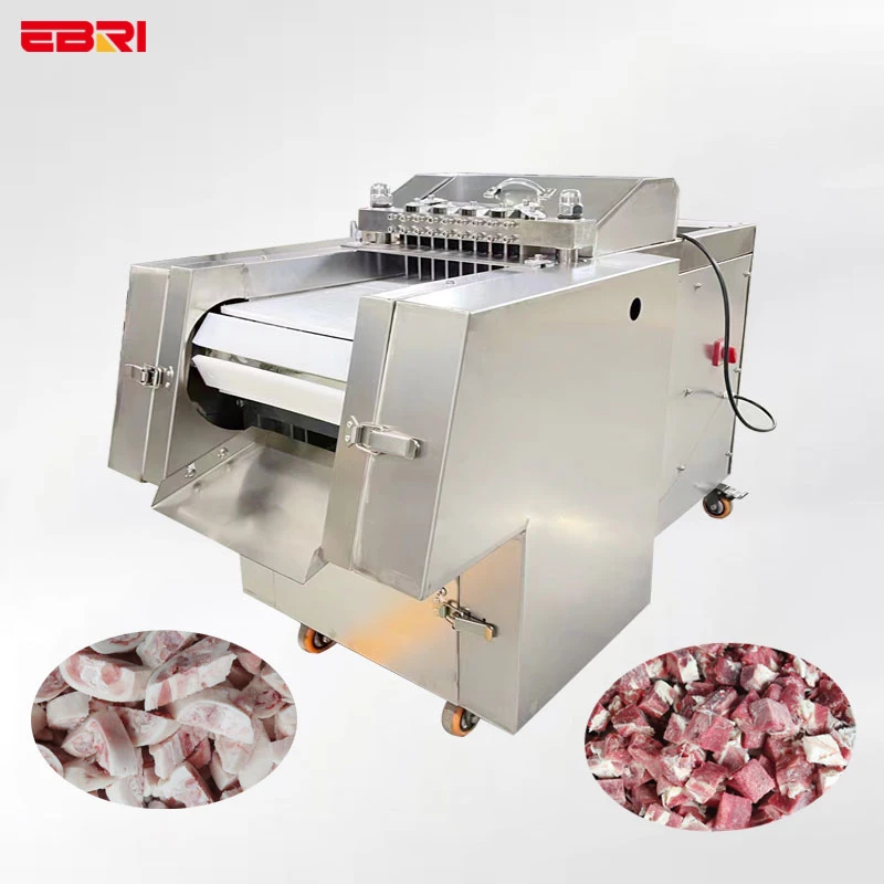 Automatic Energy Saving Meat Dicer / Beef Meat Cube Cutter Machine / Chicken Cutting Machine