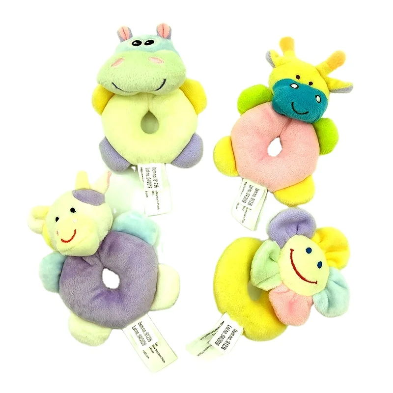 
Lovely Animal Hand Bell Rattle Stuffed Plush Shaking Toys 