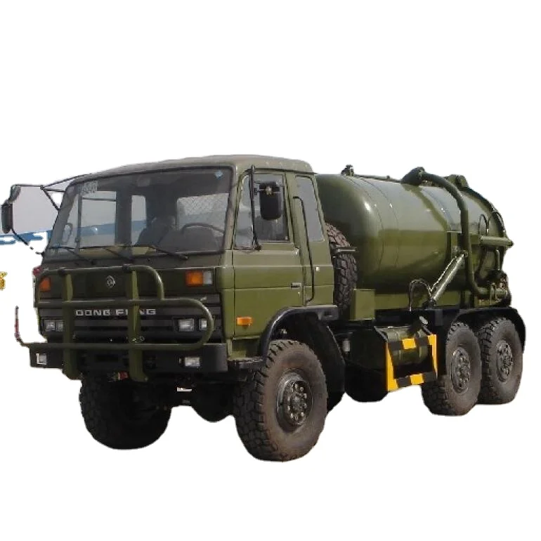 Dongfeng 6x6 sewage suction truck 8000L