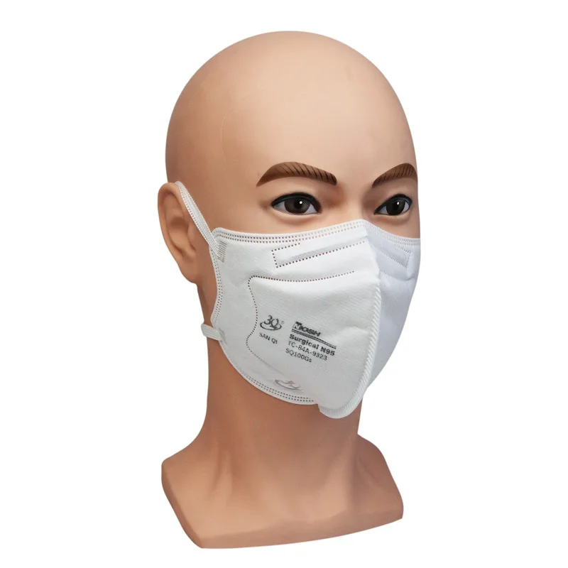 China 3Q Logo Niosh Approved Medical Grade 5 Ply Mascarill Facemasks N95 Surgical Respirator Mask