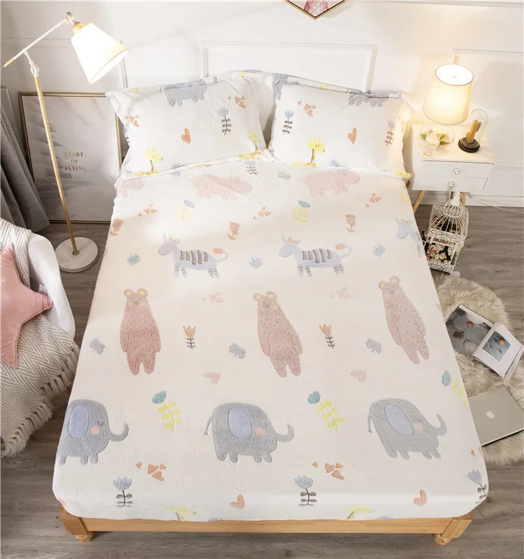 100% cotton bedsheets printed bed sheets cartoon  bedding sets from guangzhou factory