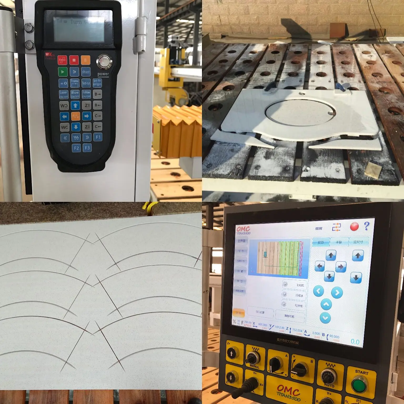  TITAN CE Многофункциональный 5axis cnc столешницы CAD резки пила для