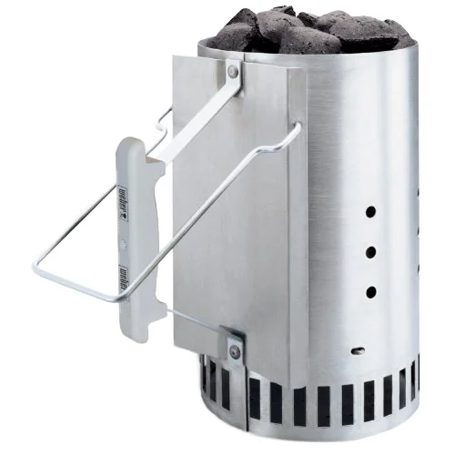 Auplex steel Hot Selling Barbecue Point Carbon Barrel bbq accessories Lighter charcoal chimney starter
