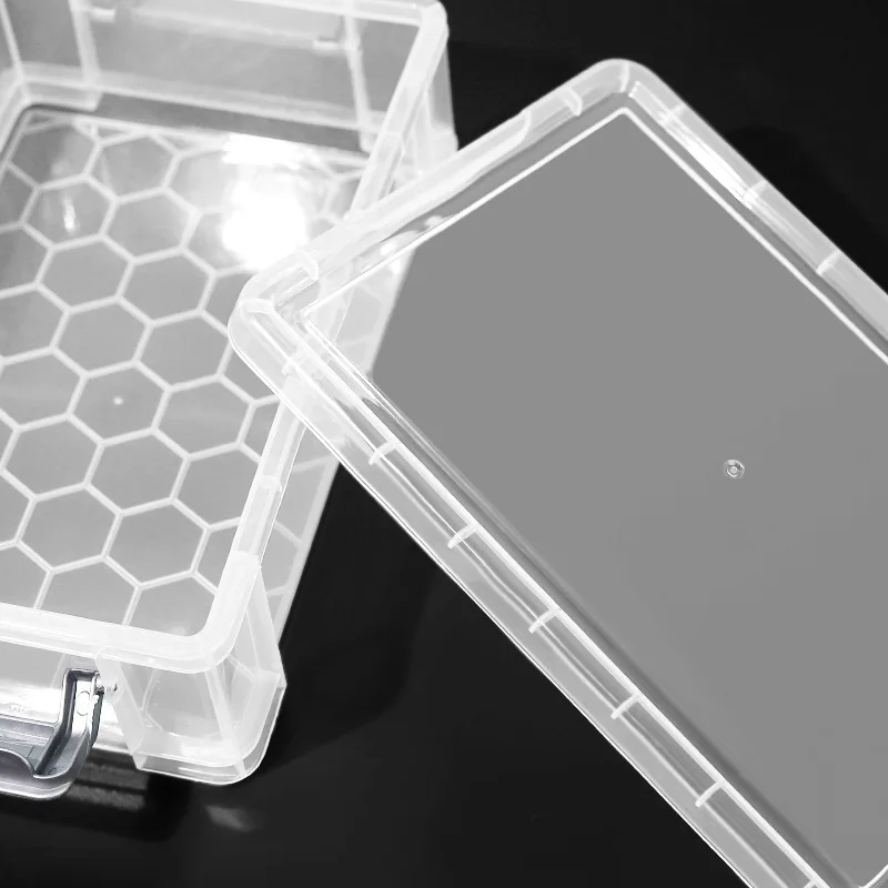 NISEVEN Wholesale Large Capacity Crayon Box Stackable Brush Painting Pencils Plastic Storage Box Dustproof Pencil Box with Lids