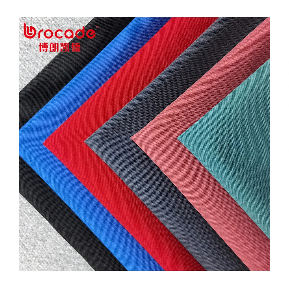 high quality customized soft stretch polyester spandex fabric cotton feels for baby products home textile furniture upholstery