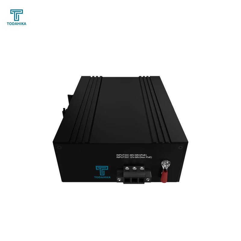 8 x 10 100Mbps Ethernet PoE Port 1 x 100Mbps SFP Port Industrial Ethernet PoE Switch