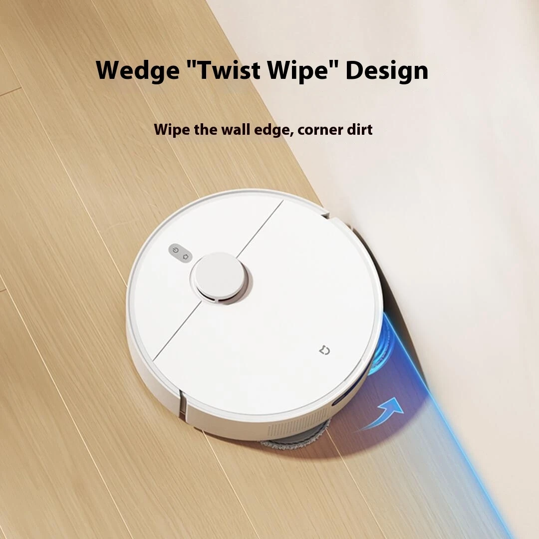 Xiaomi Mijia sweeping and mopping robot H40 smart vacuum cleaner 6000Pa suction 4L water tank  D101CN White