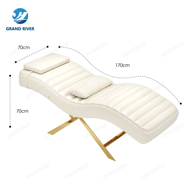 Professional massage stretcher facial bed beauty salon massage bed for eyelash backrest adjustable facial chair luxury