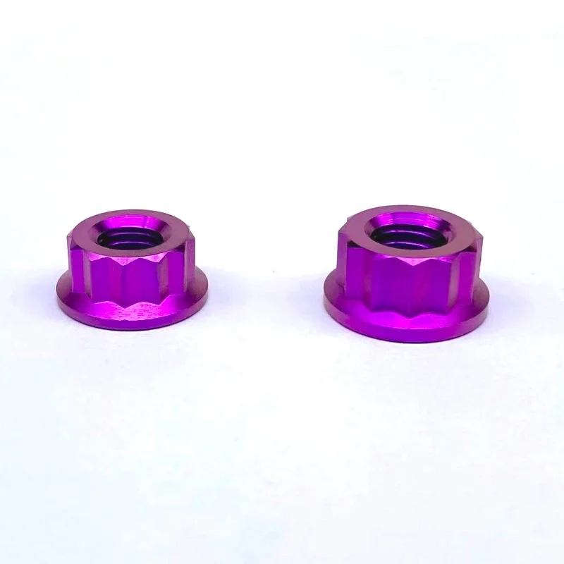 M8 m10x1.25 титановая 12-точечная гайка для звездочки колеса мотоцикла BBS RCS рычаг