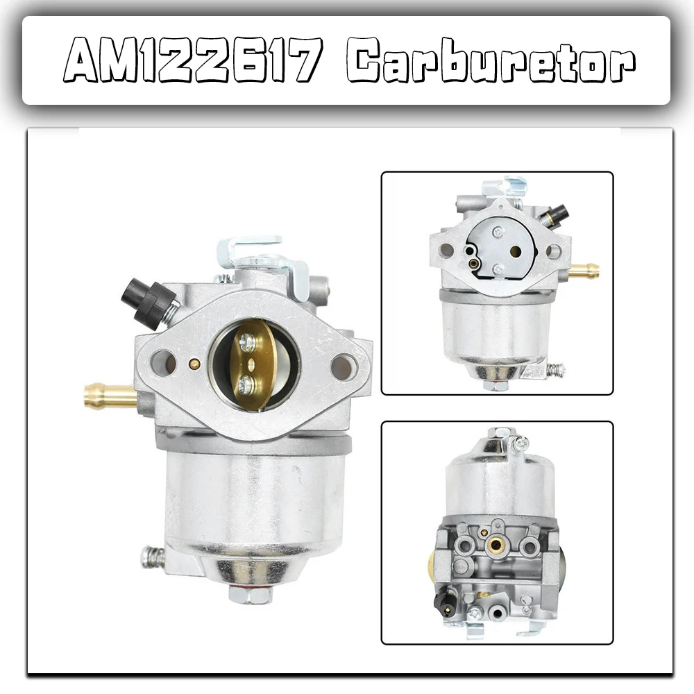 AM122617 Carburetor Lawn Mower Carb Lawn Tractor Fuel System Replacement for JOHN DEERE 285 320 345 w/ Engine Kawasaki FD590V