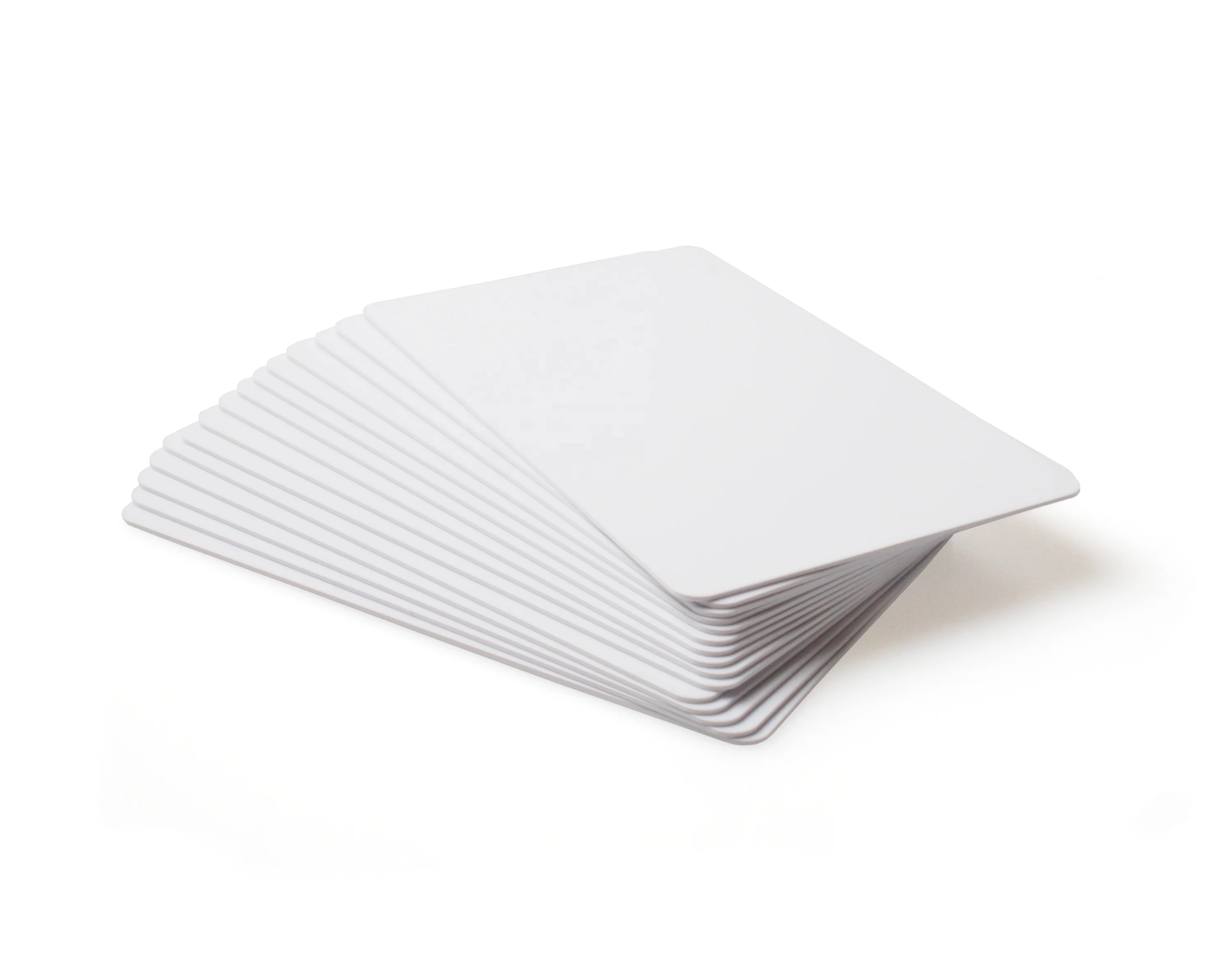 Plain white PVC cards for Thermal printers / ATM card sized thermal smart cards