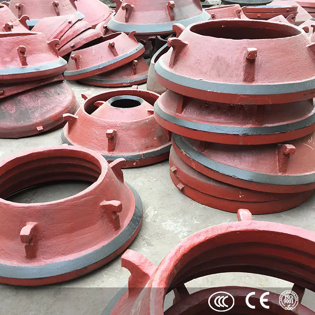 Hot sale hp200 hp300 hp400 crusher parts concave and mantle for cone crusher
