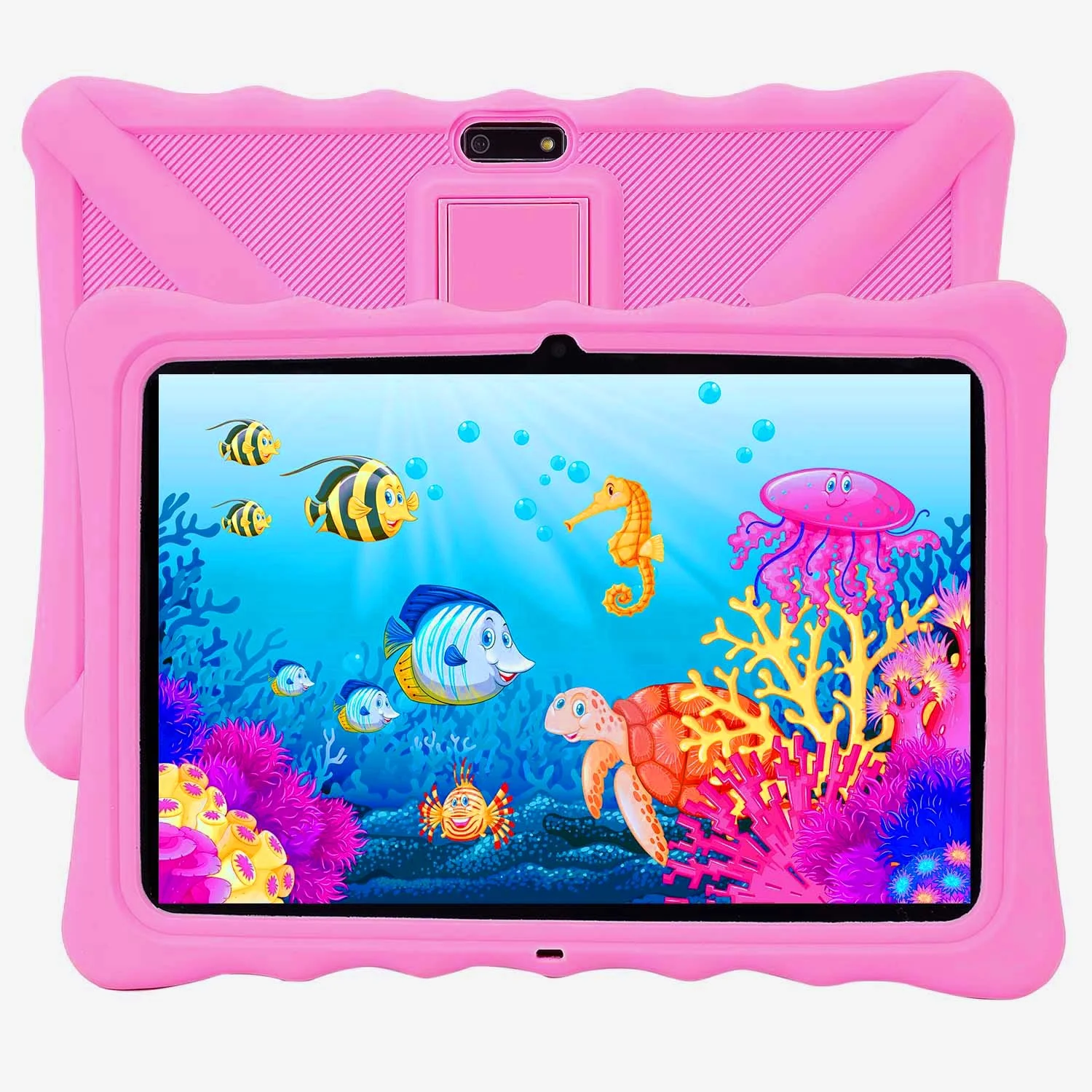 10.1 Inch Kids Tablet PC 3g Phone Tablet 1280*800  Educational Apps With Pink And Blue Color Kids Learning Tablet