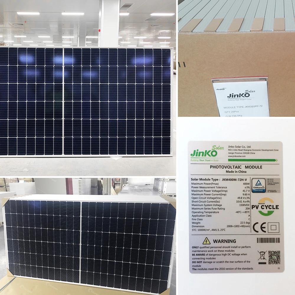 Jinko Bifacial Dual Glass Solar Power Panel 600W 605W 610W 620W Pv Panel Set For Home Price