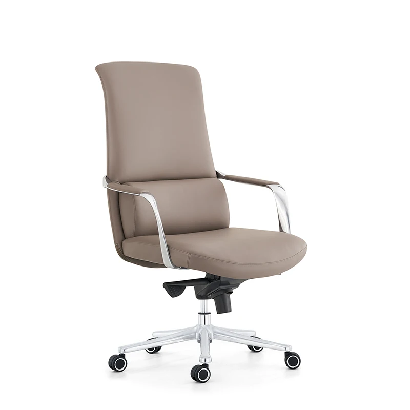 Luxury Modern Adjustable Swivel Manager Executive Ergonomic Genuine Leather Recliner Office Chair