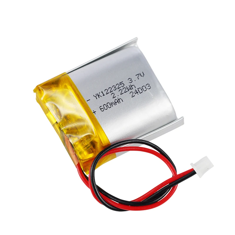 122325 600mah 3.7 Lithium Ion Small Rechargeable Polymer Battery Drone lipo Battery 3.7v Battery For Smart Watch