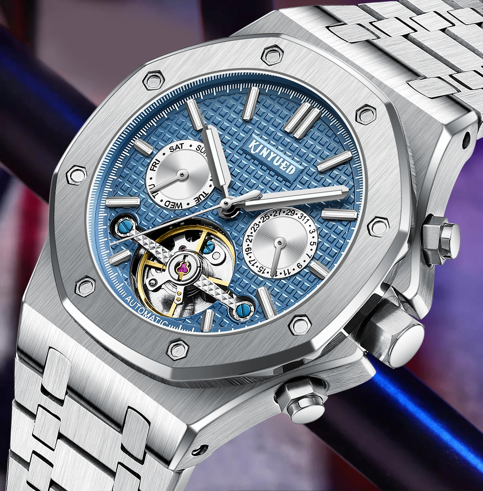 2024 Man Fashion trend New design Sports Mechanical Watch Top quality Luxury Luxury 5 ATM custom watch