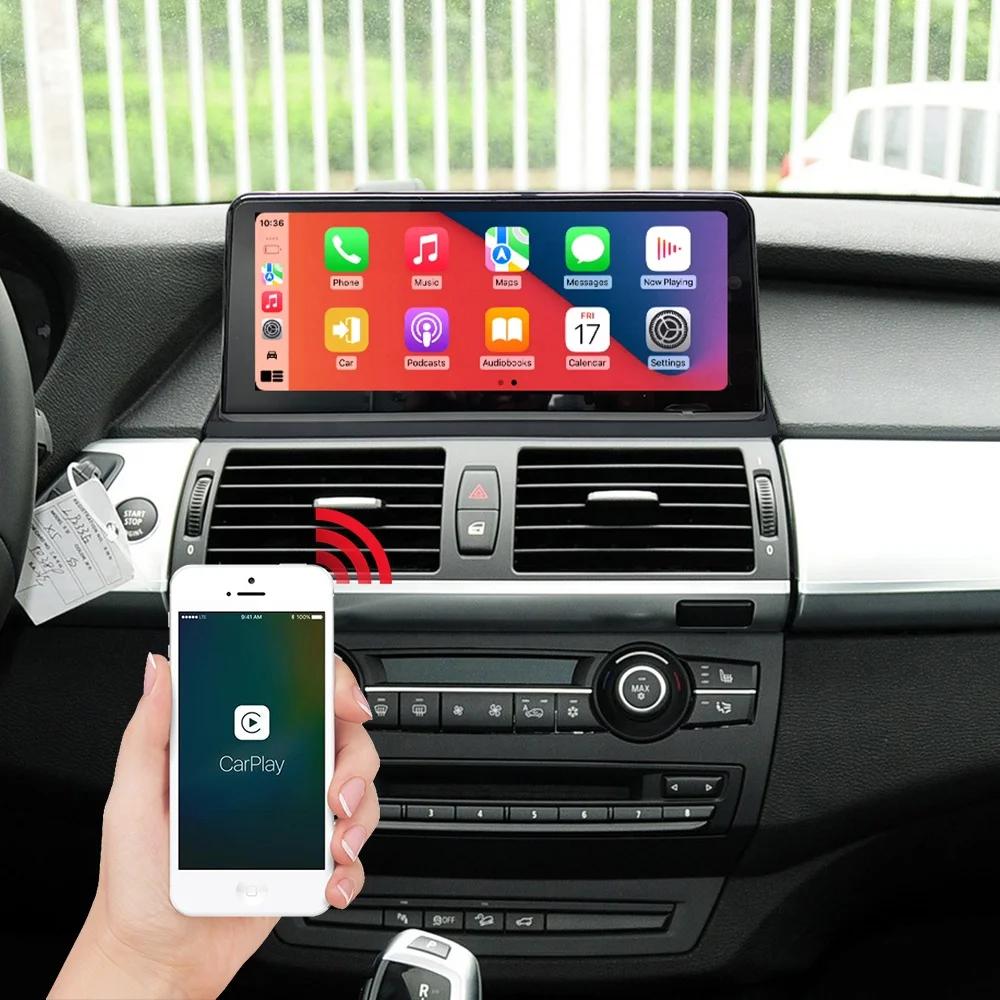 Автомобильная навигационная система Linux 10 25 'для BMW X5/X6 E70 E71 2007-2014 Магнитола звук через Ax поддержка OEM-камеры