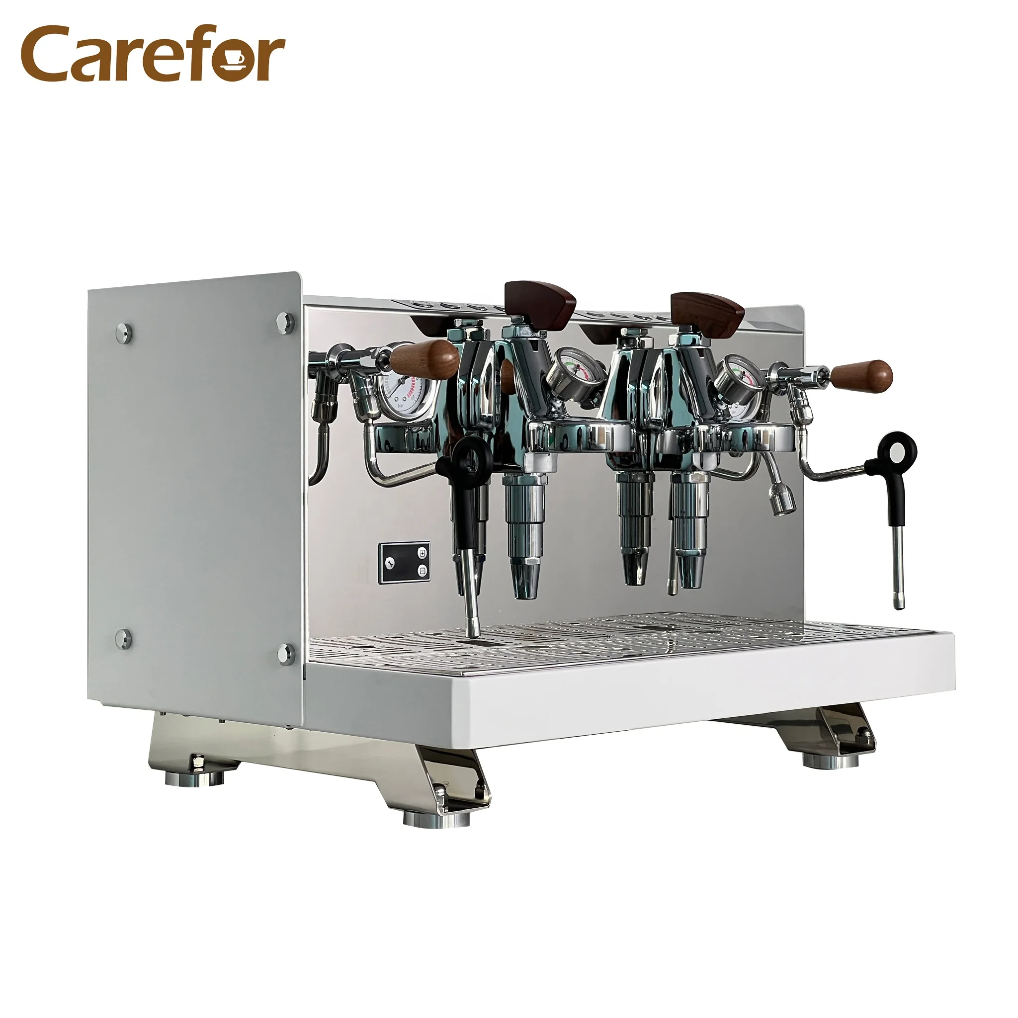 Factory Price E61 Brew Head Espresso Barista 2 Groups Electric Commercial Coffee Machine With Milk Frother