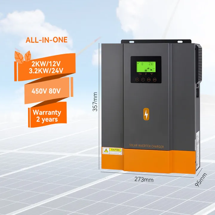PowMr Off grid Inverter 2KW 12V 3.2KW 24V Built in 80A MPPT Solar Charge Controller Pure Sine Wave Hybrid Solar Inverter