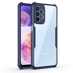 Wholesale fashion hard transparent Acrylic Shockproof Back Cover For Samsung Galaxy A13 A23 A33 A53 A73 case cover