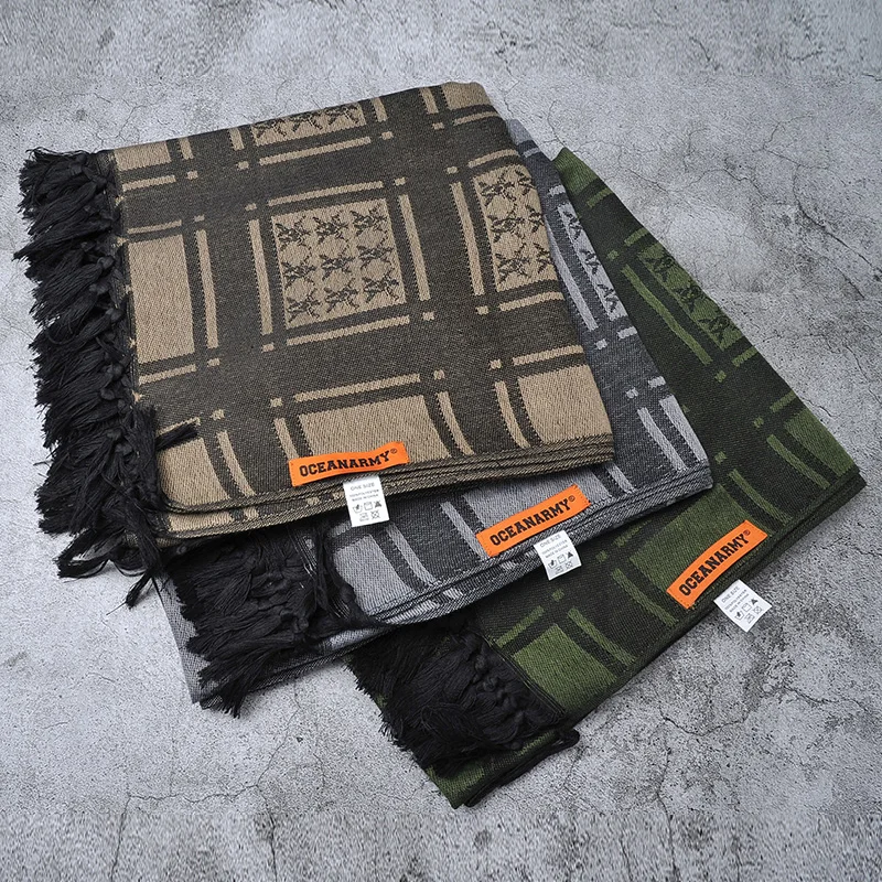 Wholesale sale winter custom tactical scarves Shemaghs cross rifle military other scarves
