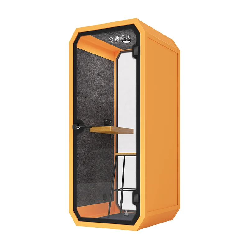 2024 New Design Private Silent Space Meeting Phone Pod Sound Proof Phone Booth