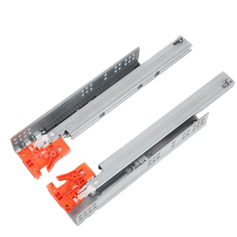 Fgvslied 3 складной полного выдвижения мебельная фурнитура встройной слайд скрытый ящик шлепанцы без задника с открытыми пальцами