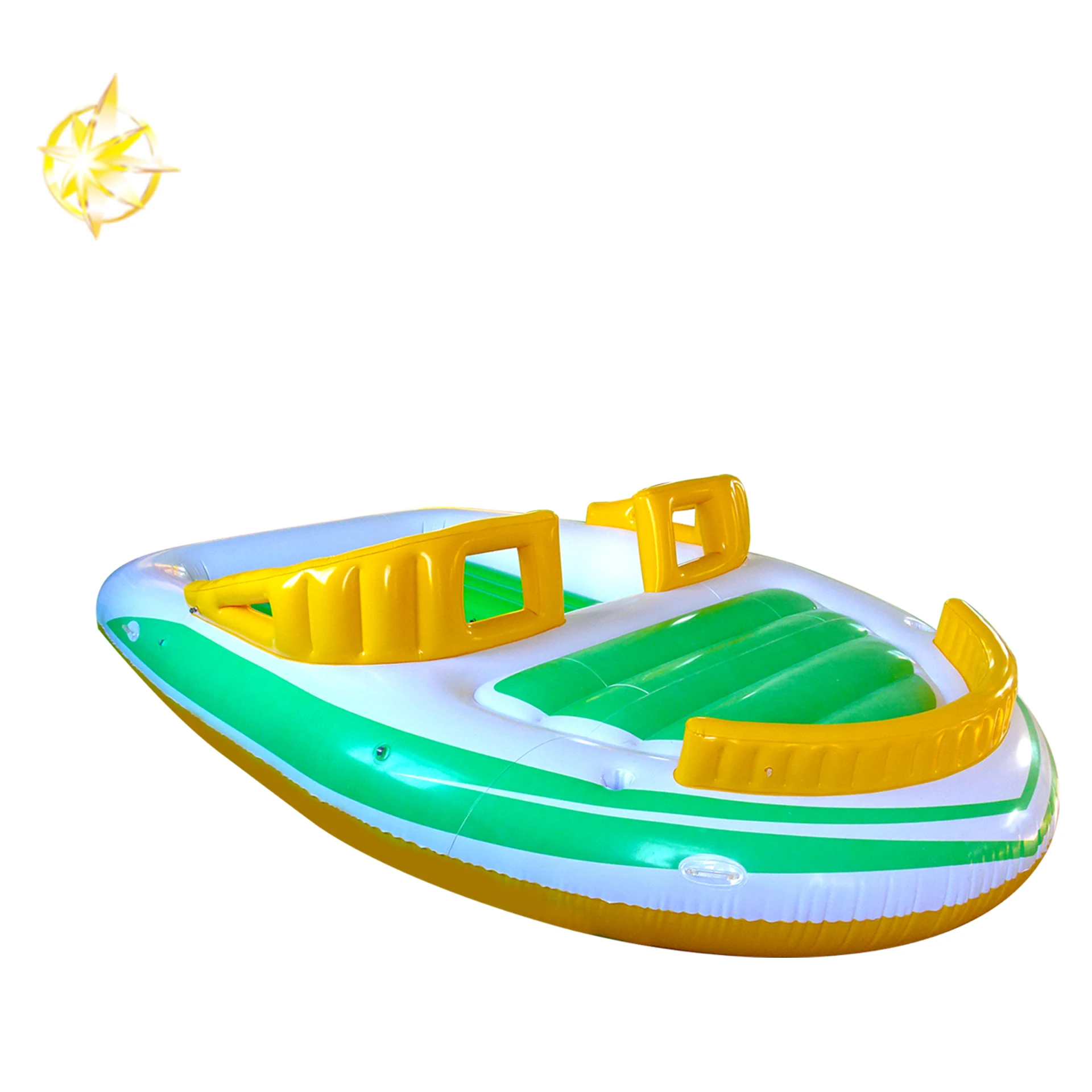 6 Person Huge Party Island Boat,Inflatable floating island, inflatable bay breeze boat party floating island river raft