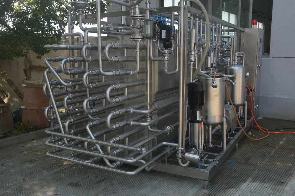 Automatic Tubular Sterilizer pasteurization liquids UHT Sterilizer Machinery