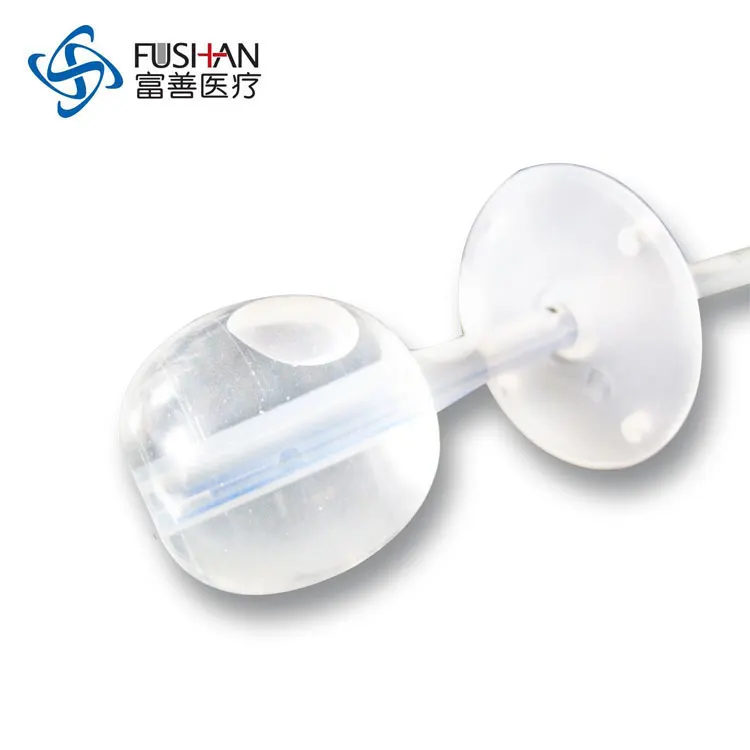 Single use silicone Gastrostomy Tube  X-Ray line supplier Ultra-short catheter design The multi-function connector 12-24F CE ISO